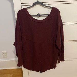 Free people oversized shirt